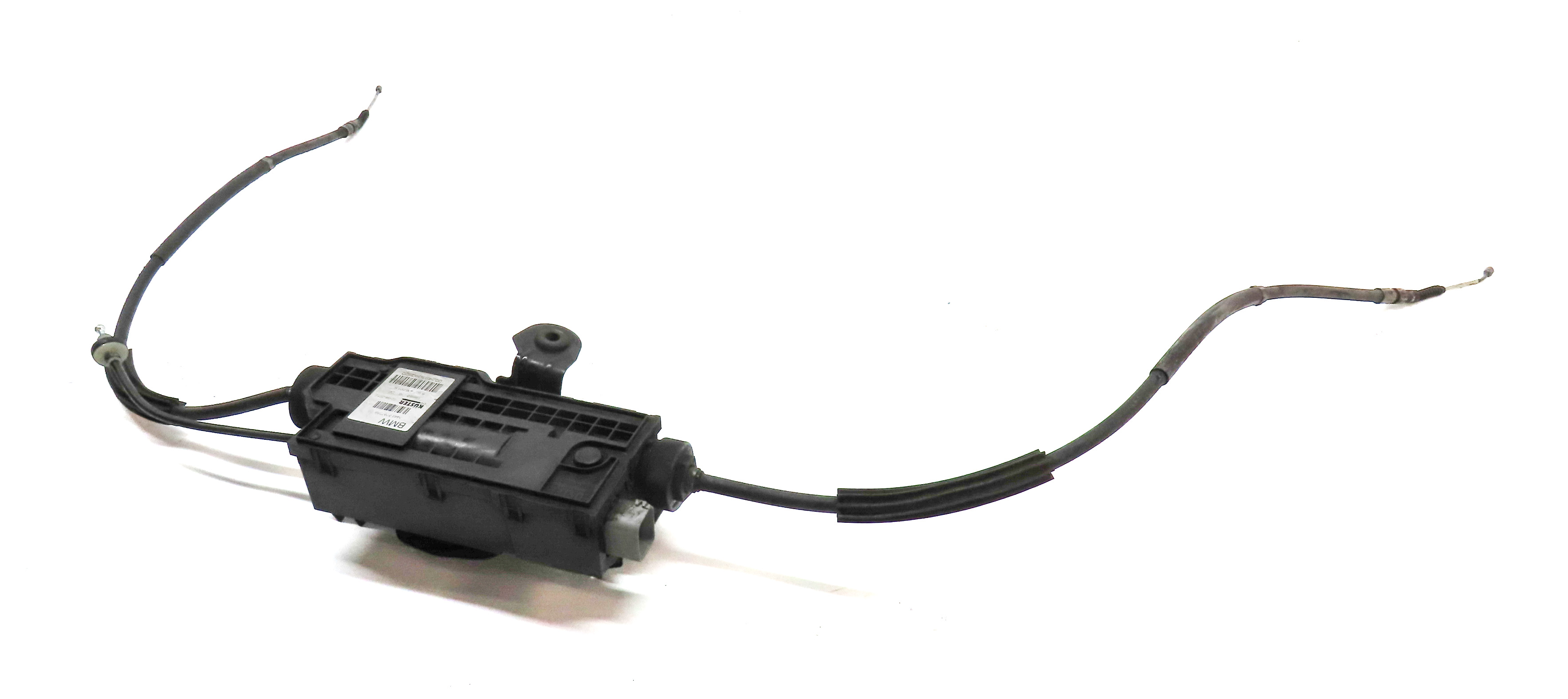 2012 BMW 750XI (F02) EMERGENCY PARK PARKING BRAKE ACTUATOR w/ CABLES — exact item pictured